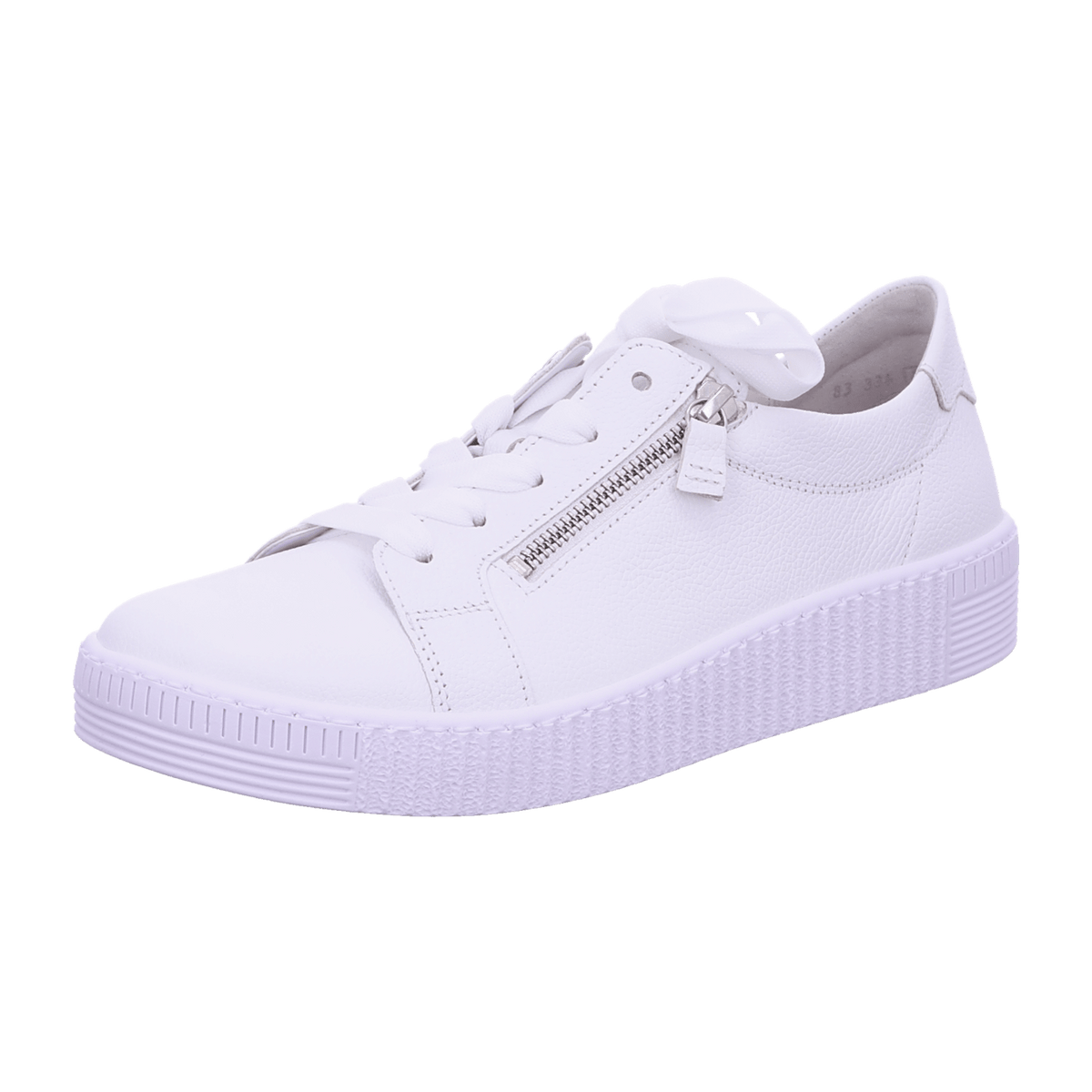 Gabor Jollys Women's Trainers White Leather - Lightweight Flexible