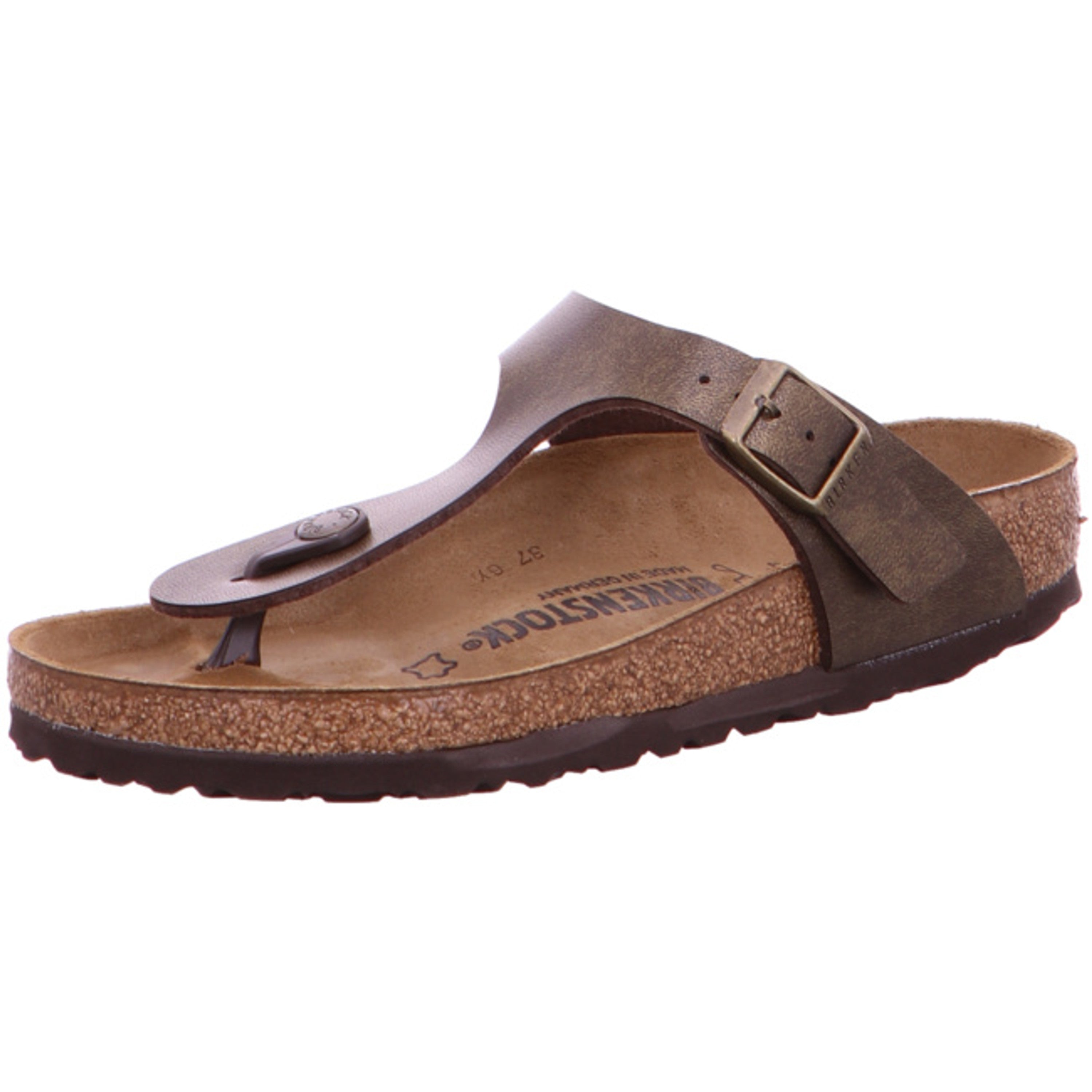 Birkenstock Gizeh Flip Flops regular Golden Birko Flor Thongs Shoes Brown Sandals Slippers - Bartel-Shop
