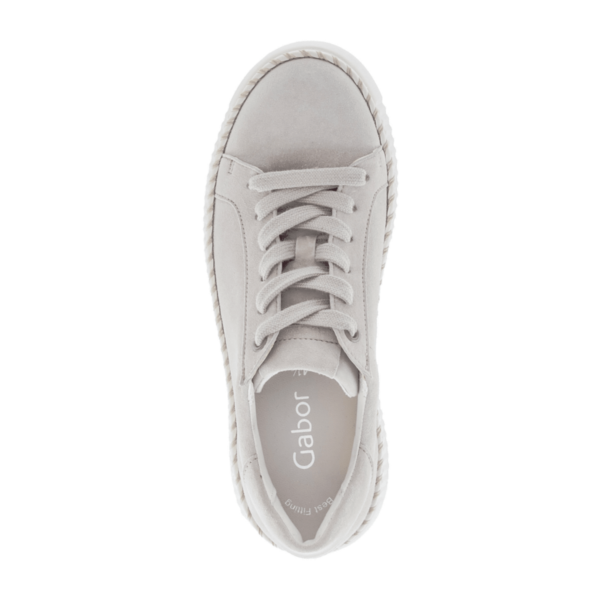 Gabor Women's Trainers Grey Suede Leather