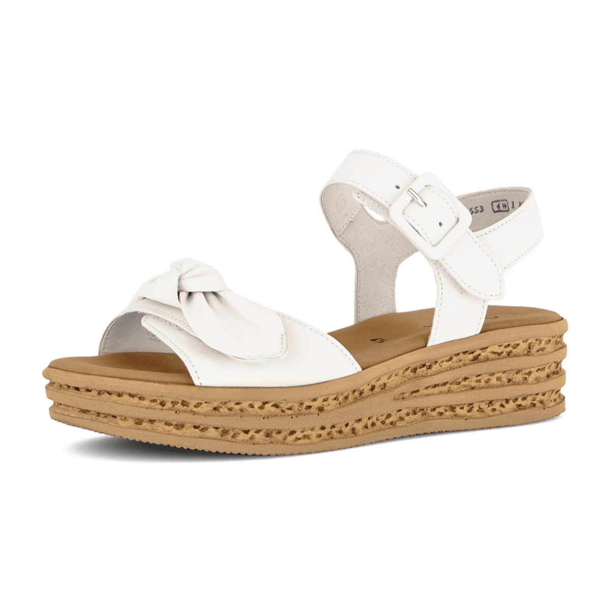 Gabor Women's Best Fitting Sandals - Latte Leather Comfort Sandals