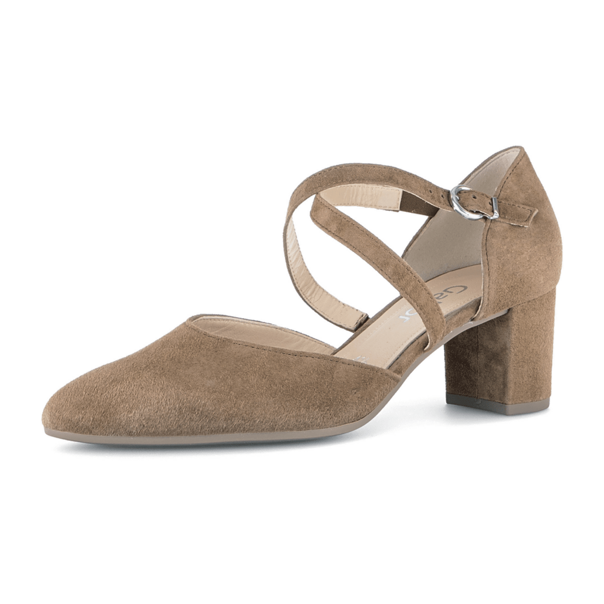 Gabor Women's Classic Pumps - Peanut Leather Court Shoes