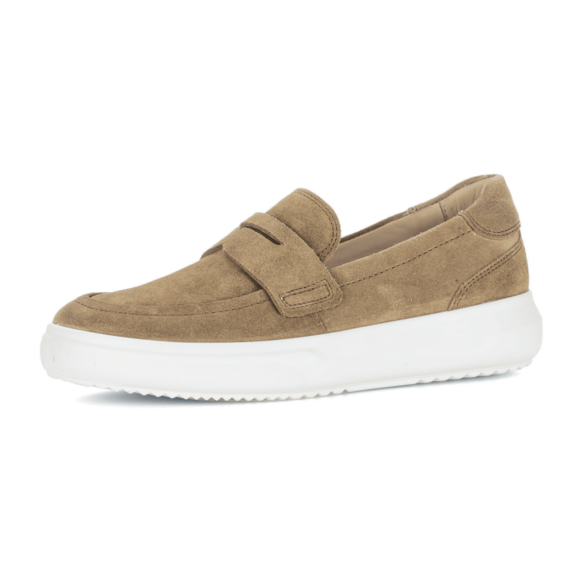 Gabor Women's Beige Suede Comfort Sandals with Removable Insole