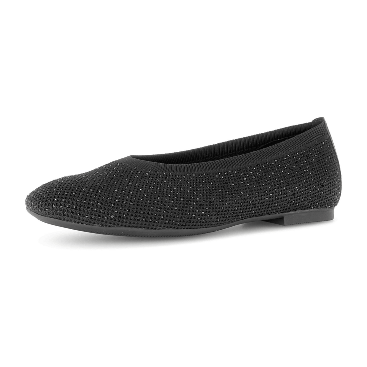 Gabor Women's Classic Ballet Flats Black Leather