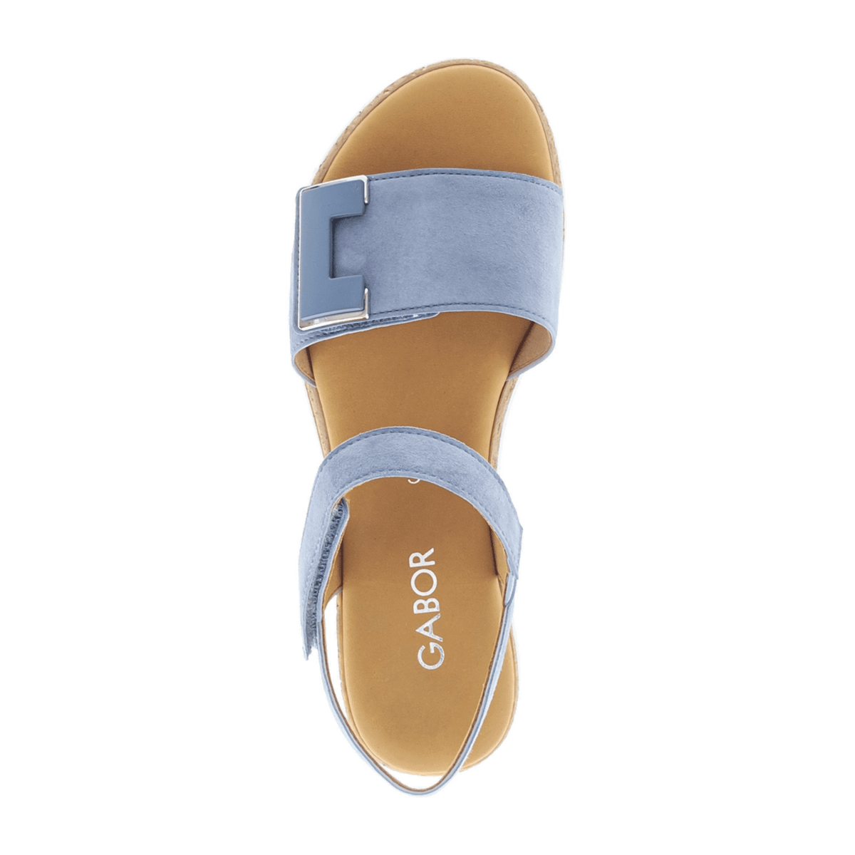Gabor Women's Plateau Sandals - Heaven Suede Comfort G Sandals