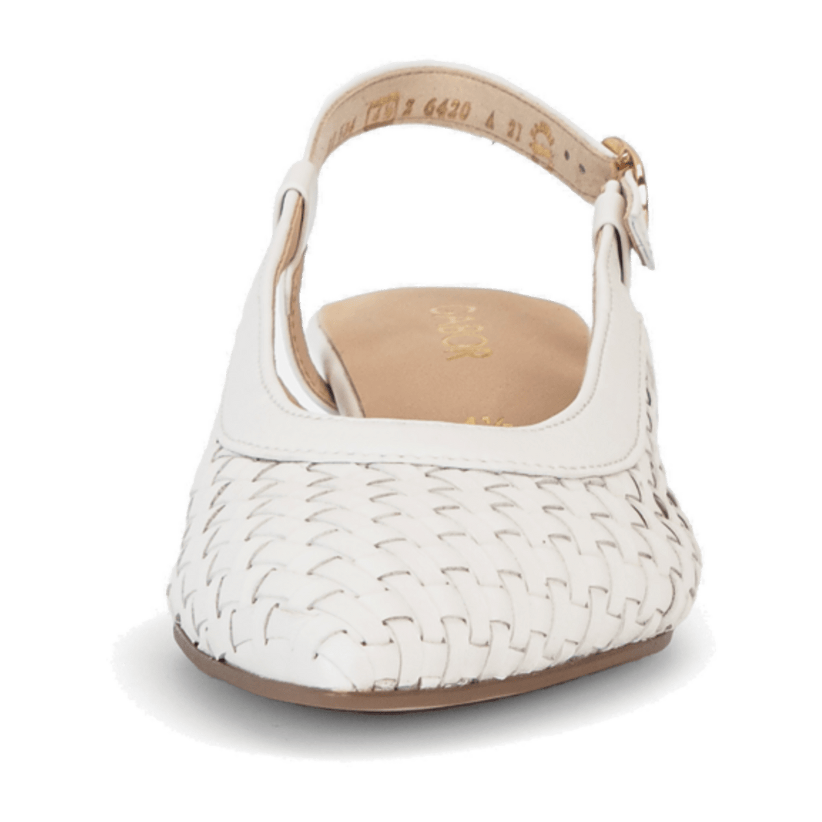 Gabor Women's Slingback Pumps - Latte Leather Comfort Shoes