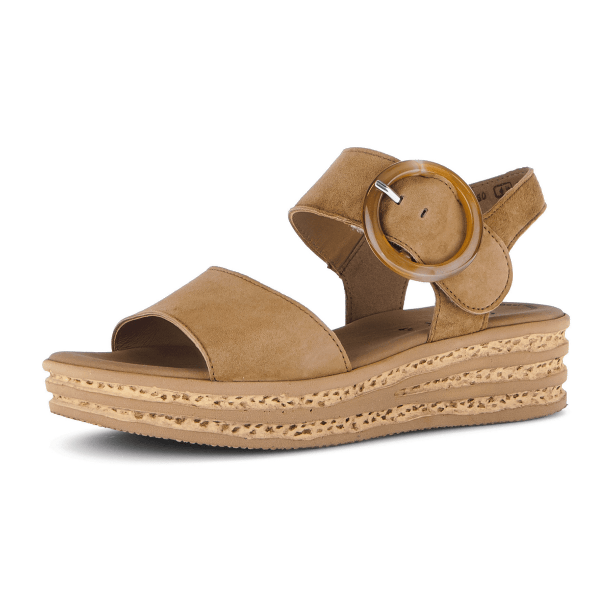 Gabor Women's Platform Sandals Saddle Leather - Lightweight Comfort Open Toe