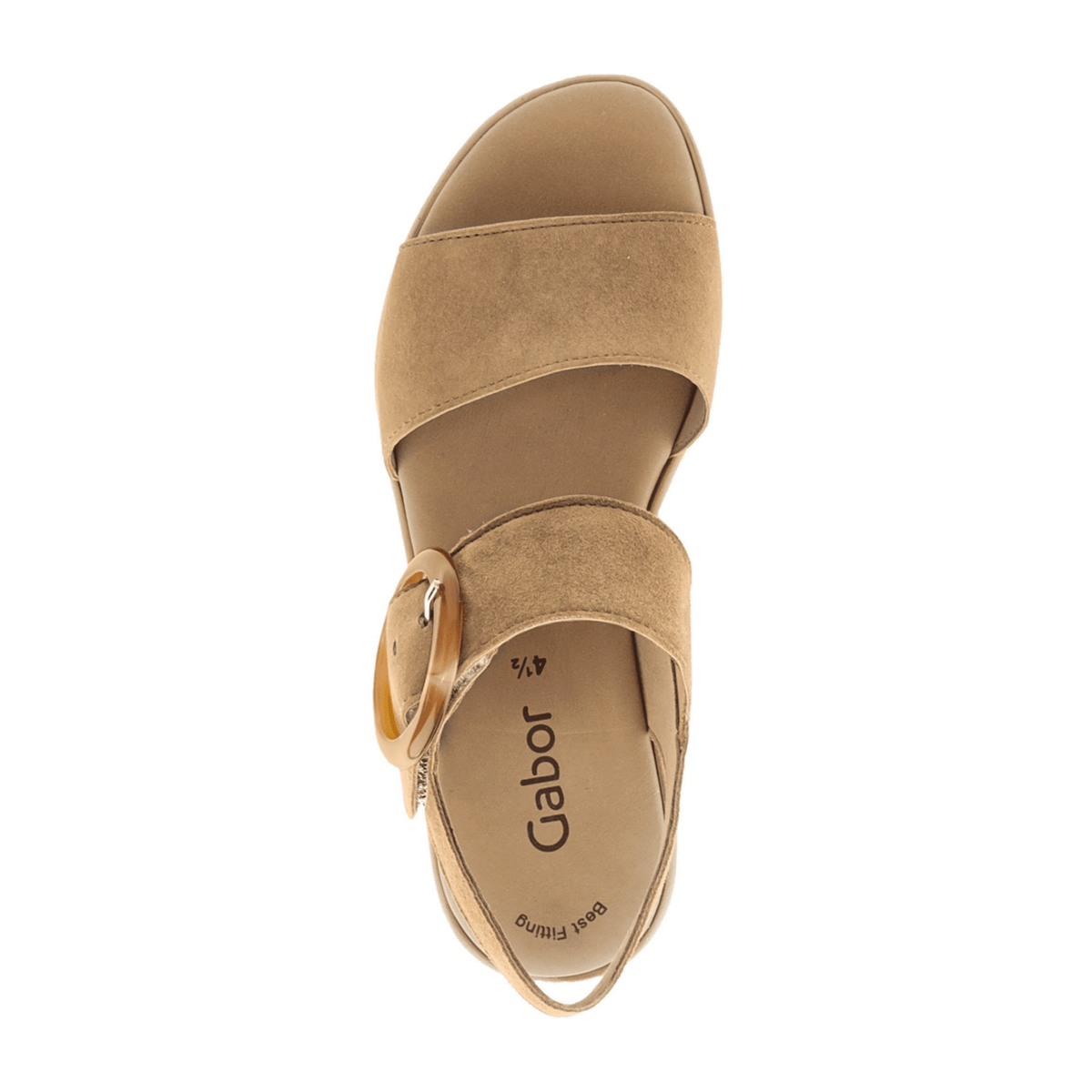 Gabor Women's Platform Sandals Saddle Leather - Lightweight Comfort Open Toe