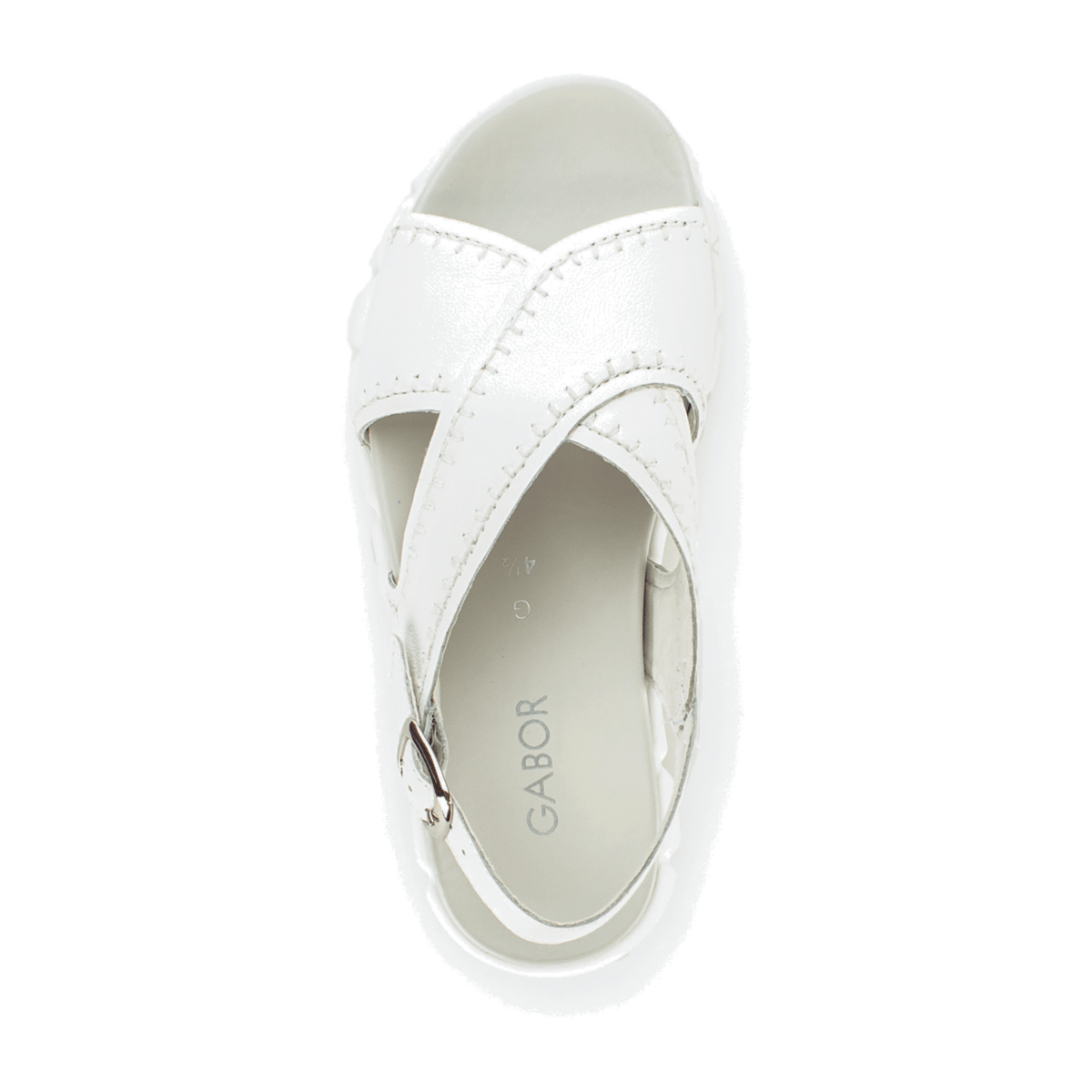 Gabor Comfort Women's Mules - Wide Fit White Sandals
