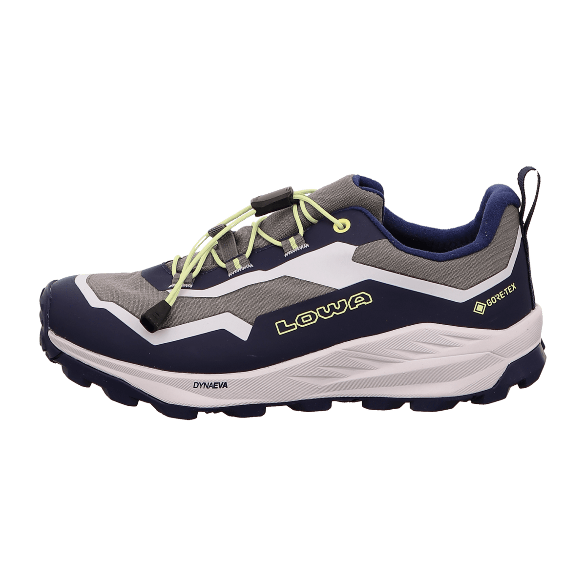 LOWA Trailux GTX Lo JR Kids Trail Shoes Navy Grey Waterproof