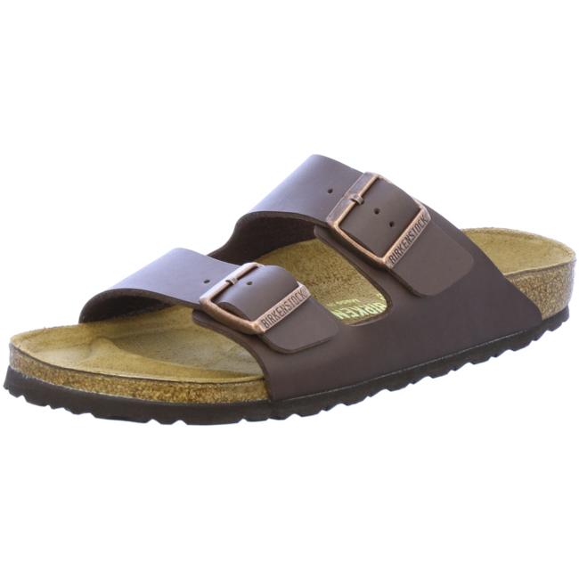 Birkenstock Arizona Mens Womens Sandals Slides Shoes Birko-Flor dark brown narrow - Bartel-Shop