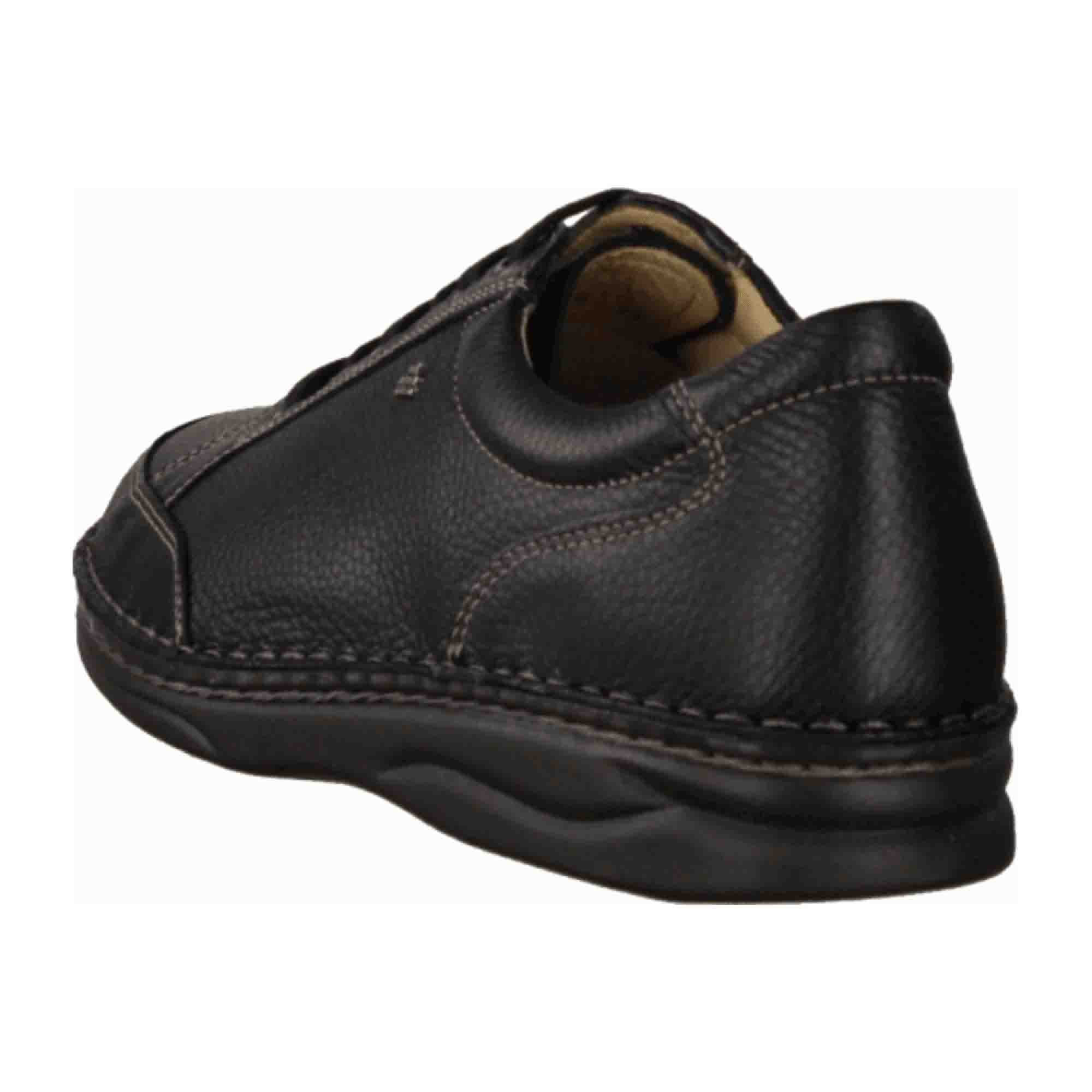 Finn Comfort Nantes Men's Black Leather Shoes - Comfortable & Stylish