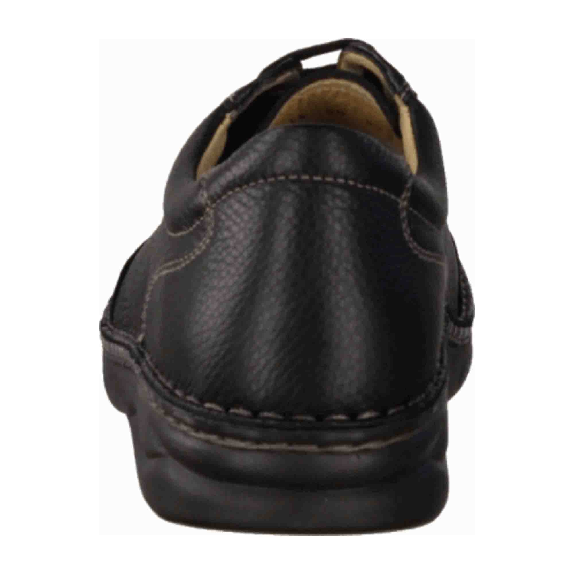Finn Comfort Nantes Men's Black Leather Shoes - Comfortable & Stylish