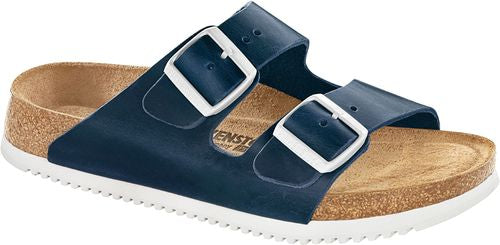 Birkenstock mule Arizona SL blue nubuck leather - Bartel-Shop