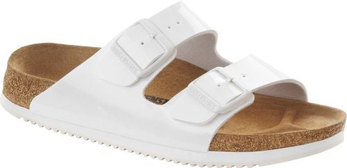 Birkenstock mule Arizona white BF patent - Bartel-Shop