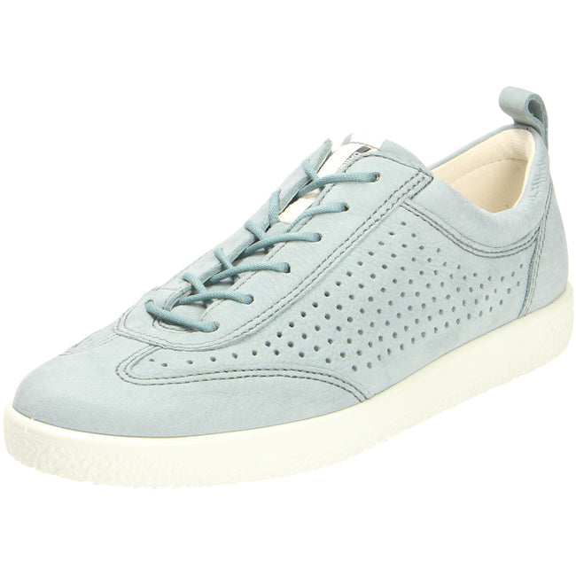 Ecco comfortable lace-up shoes for women blue - Bartel-Shop