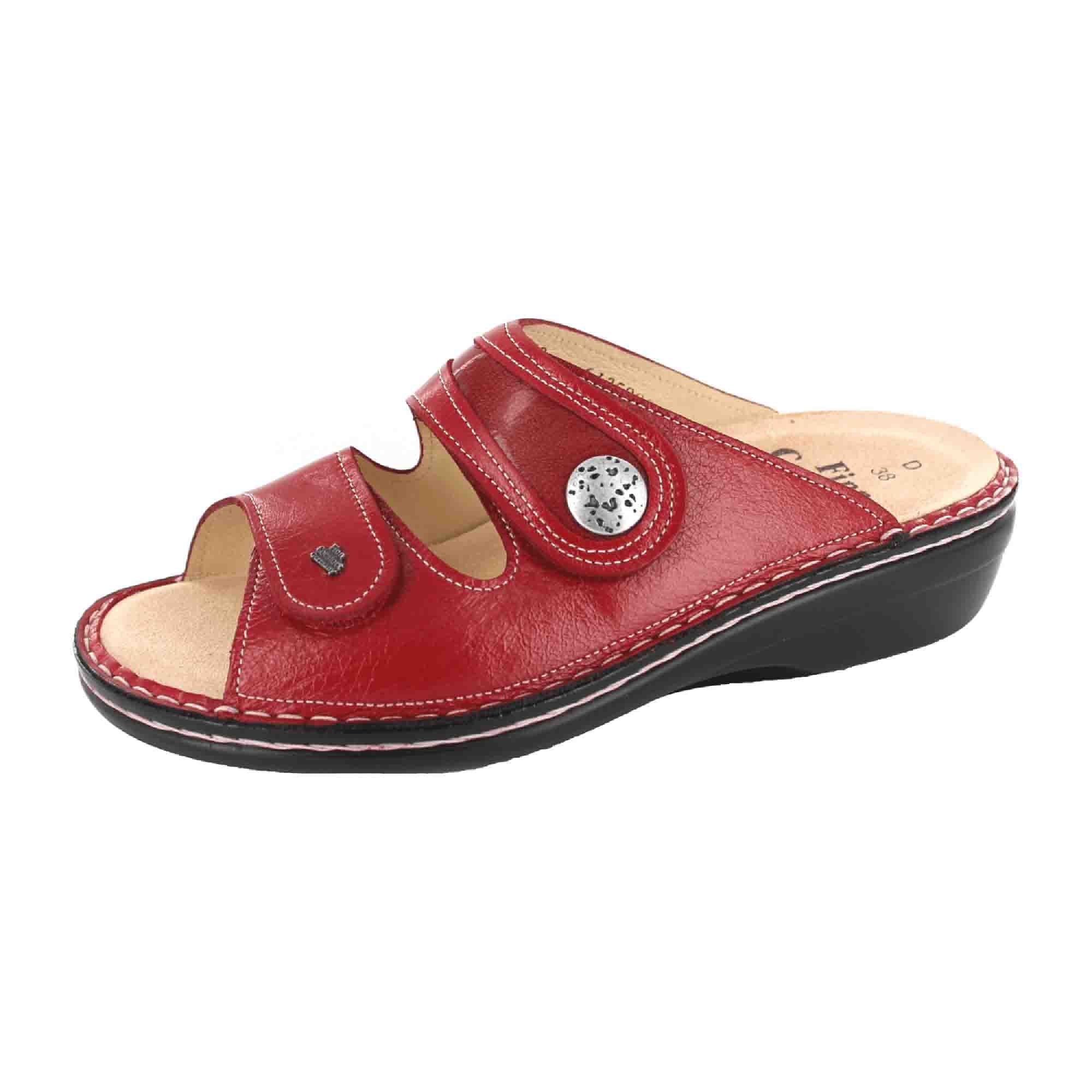 Finn Comfort MIRA-S Women's Comfort Sandals, Vibrant Red