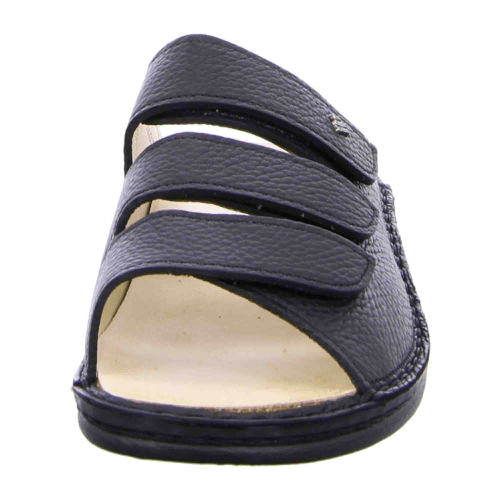 Finn Comfort Korfu Men's Black Sandals - Comfort & Style