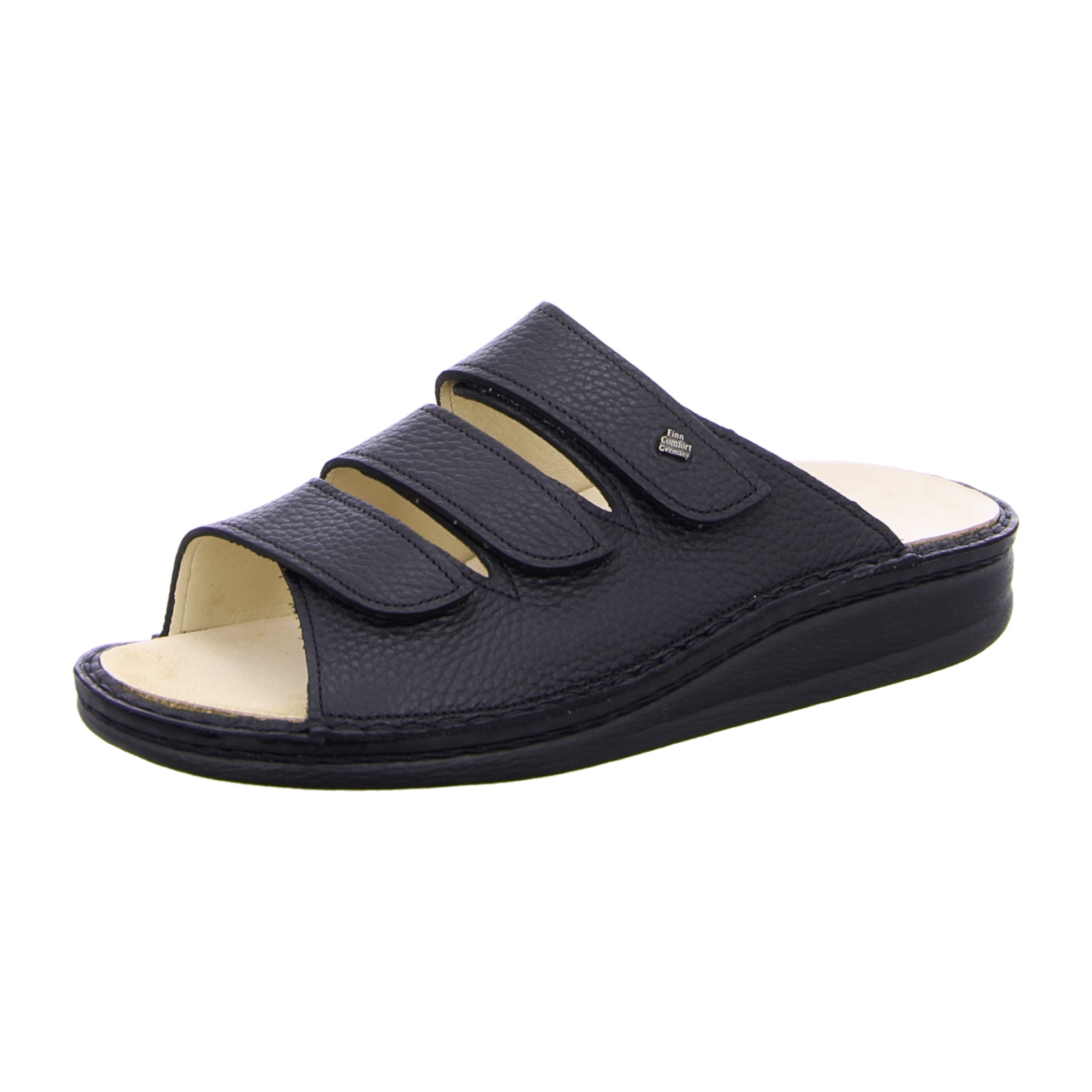 Finn Comfort Korfu Men's Black Sandals - Comfort & Style