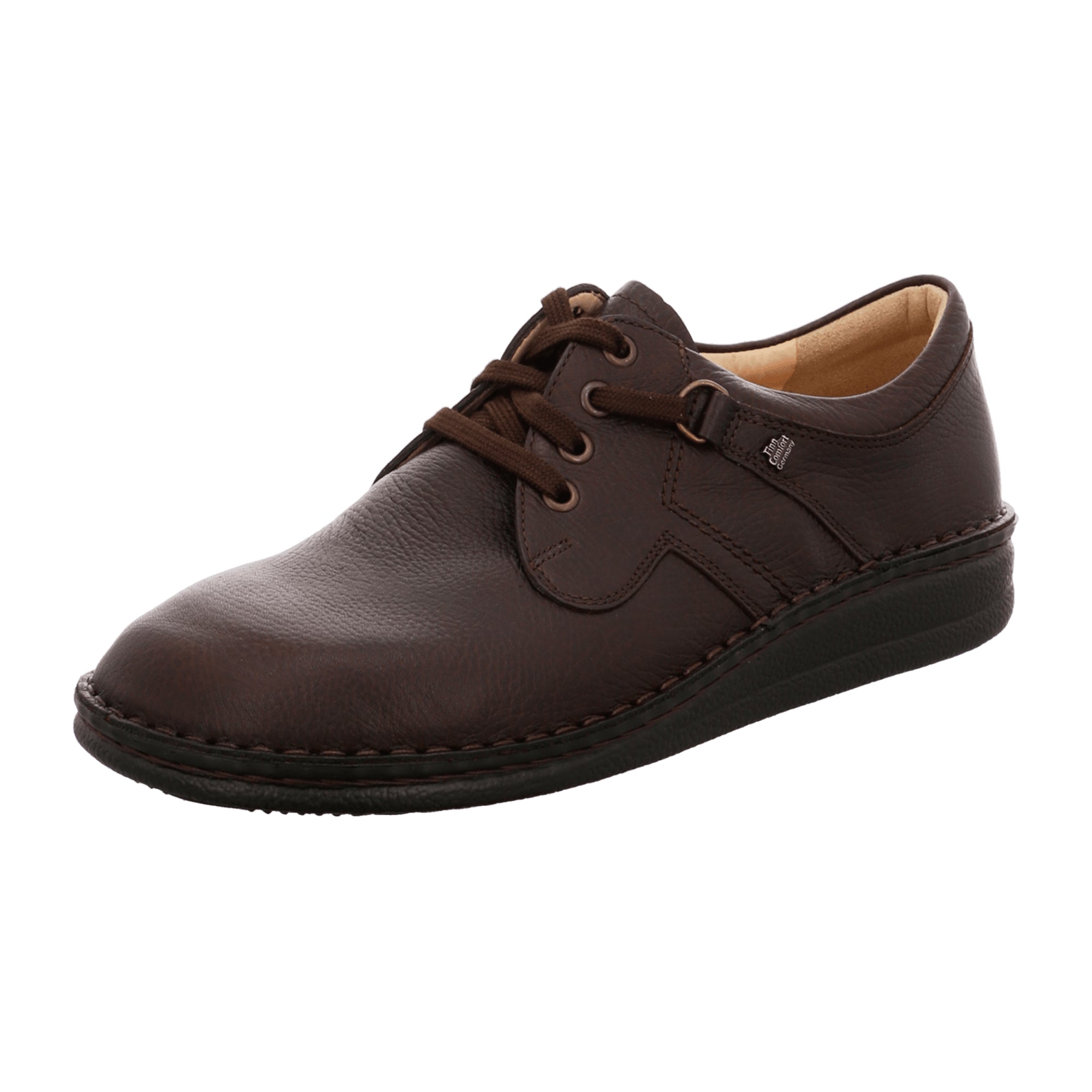 Finn Comfort 1000 Men's Comfortable Shoes - Stylish Brown Leather