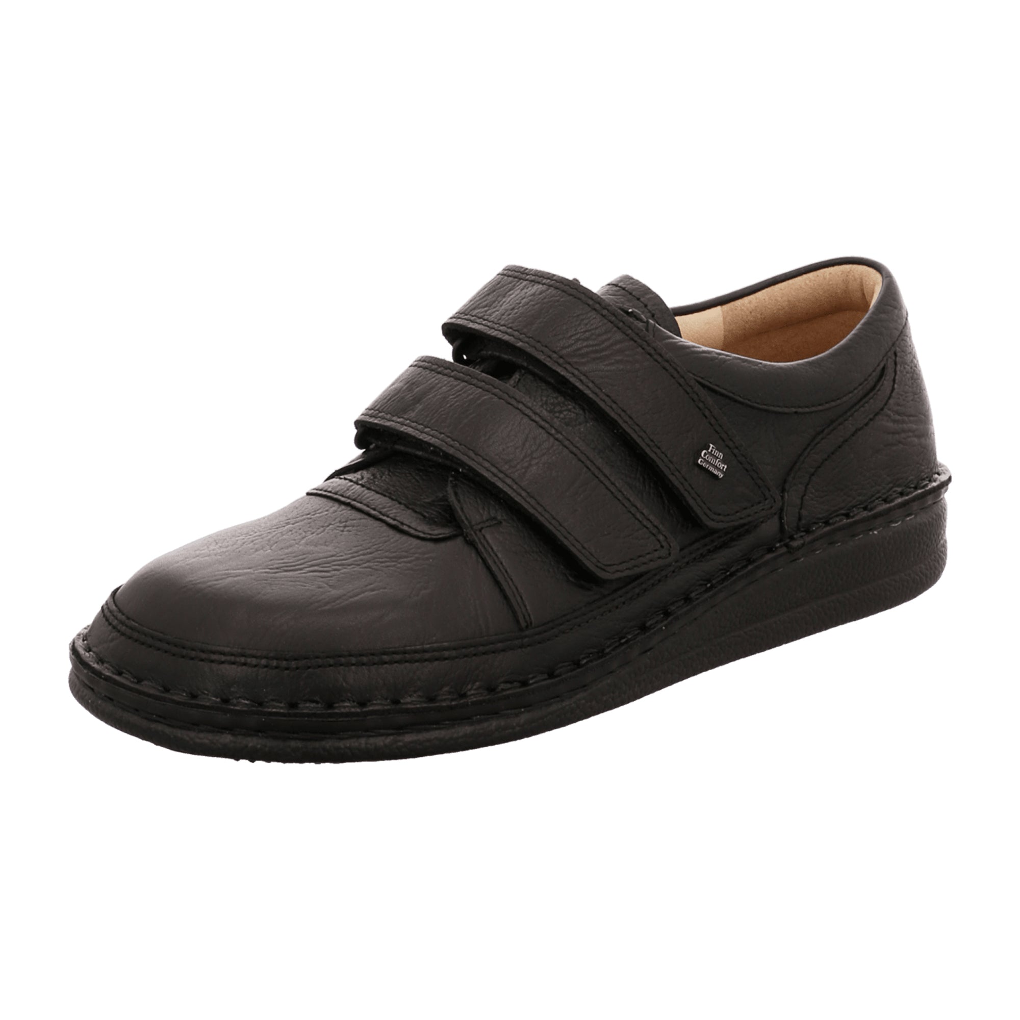 Finn Comfort Köln Men's Black Leather Comfort Shoes