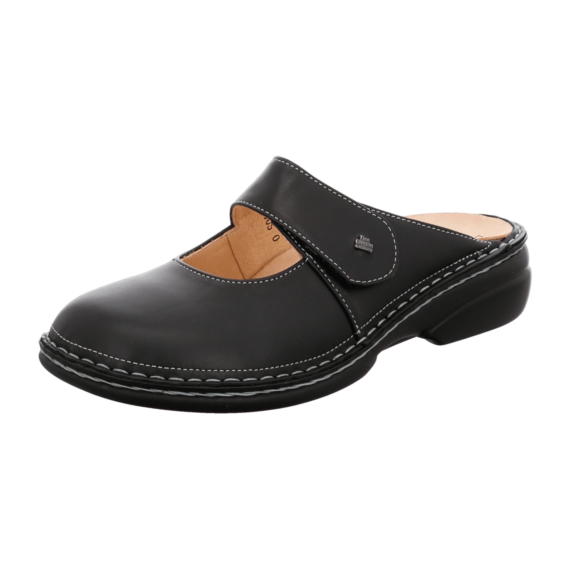 Finn Comfort Stanford Women's Clogs, Black - Stylish & Comfortable