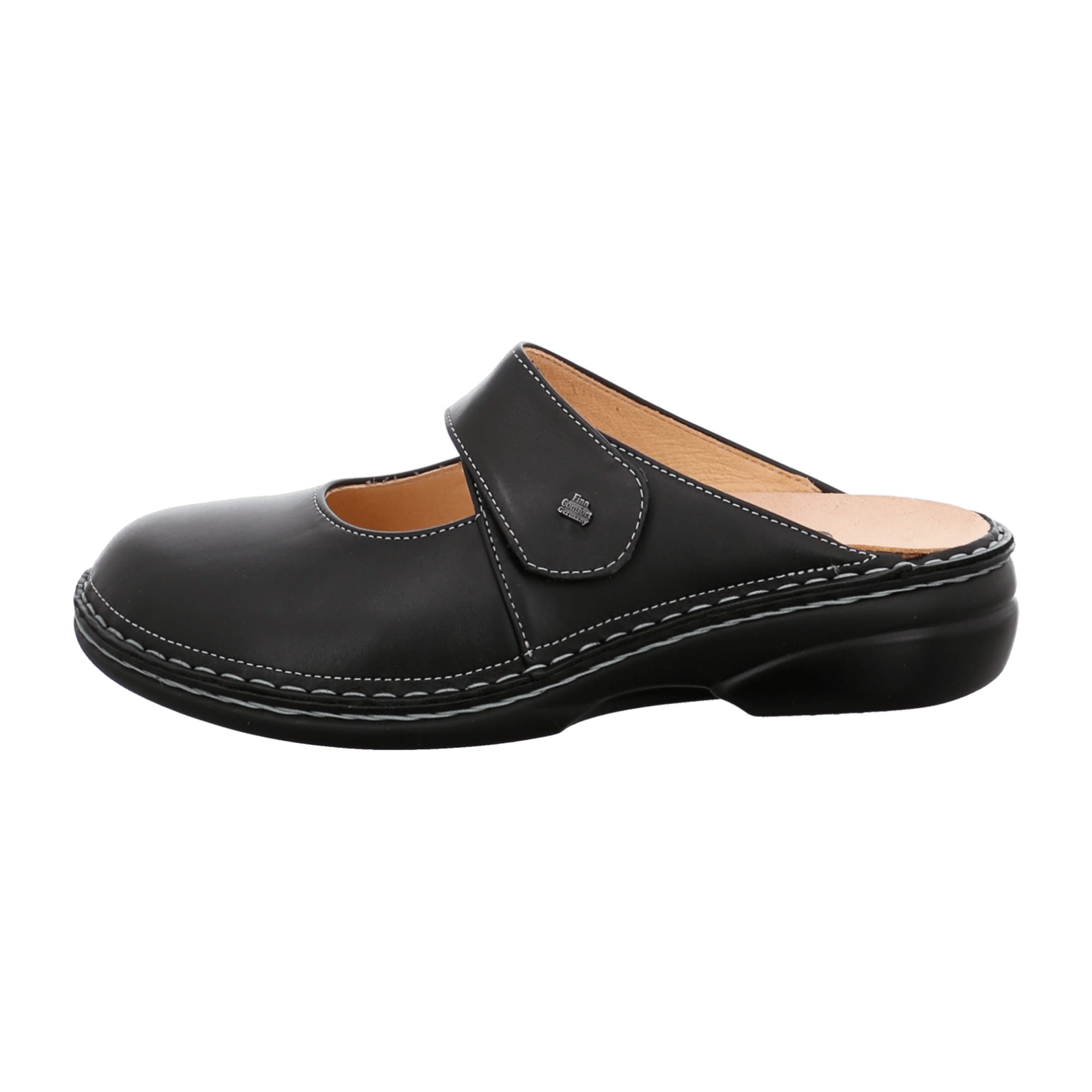 Finn Comfort Stanford Women's Clogs, Black - Stylish & Comfortable - Bartel-Shop