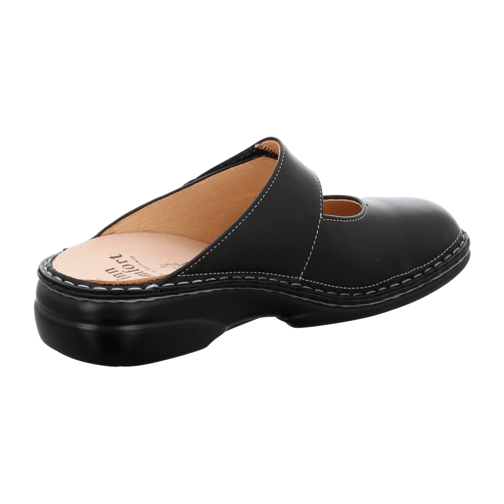 Finn Comfort Stanford Women's Clogs, Black - Stylish & Comfortable - Bartel-Shop