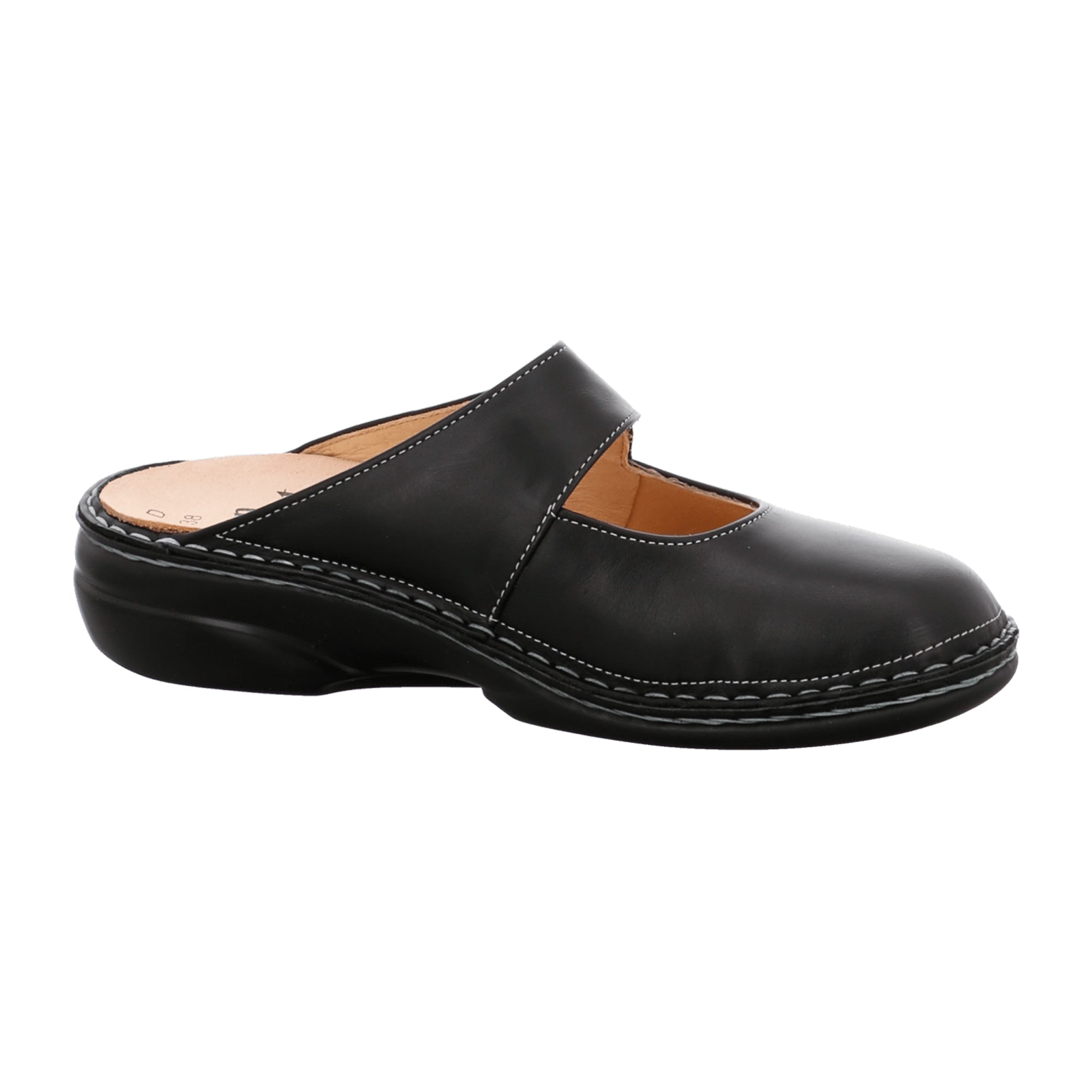 Finn Comfort Stanford Women's Clogs, Black - Stylish & Comfortable - Bartel-Shop