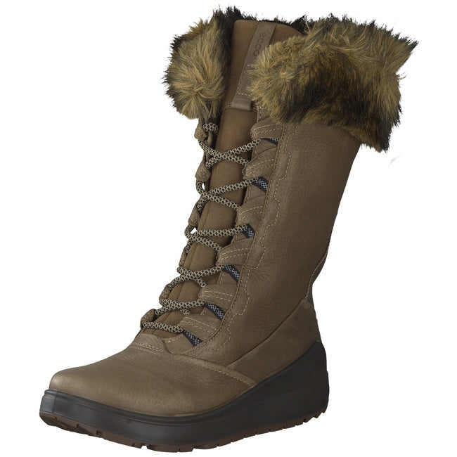 Ecco lace-up boots for women brown - Bartel-Shop