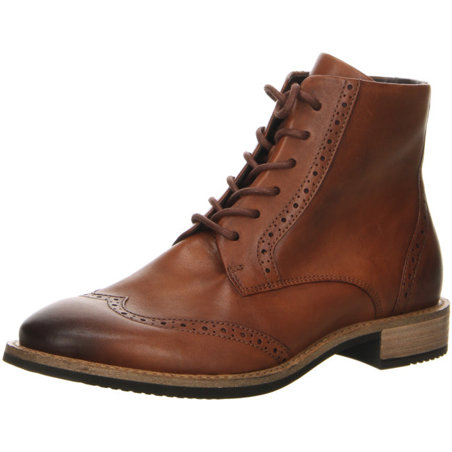 Ecco lace-up ankle boots for women brown - Bartel-Shop