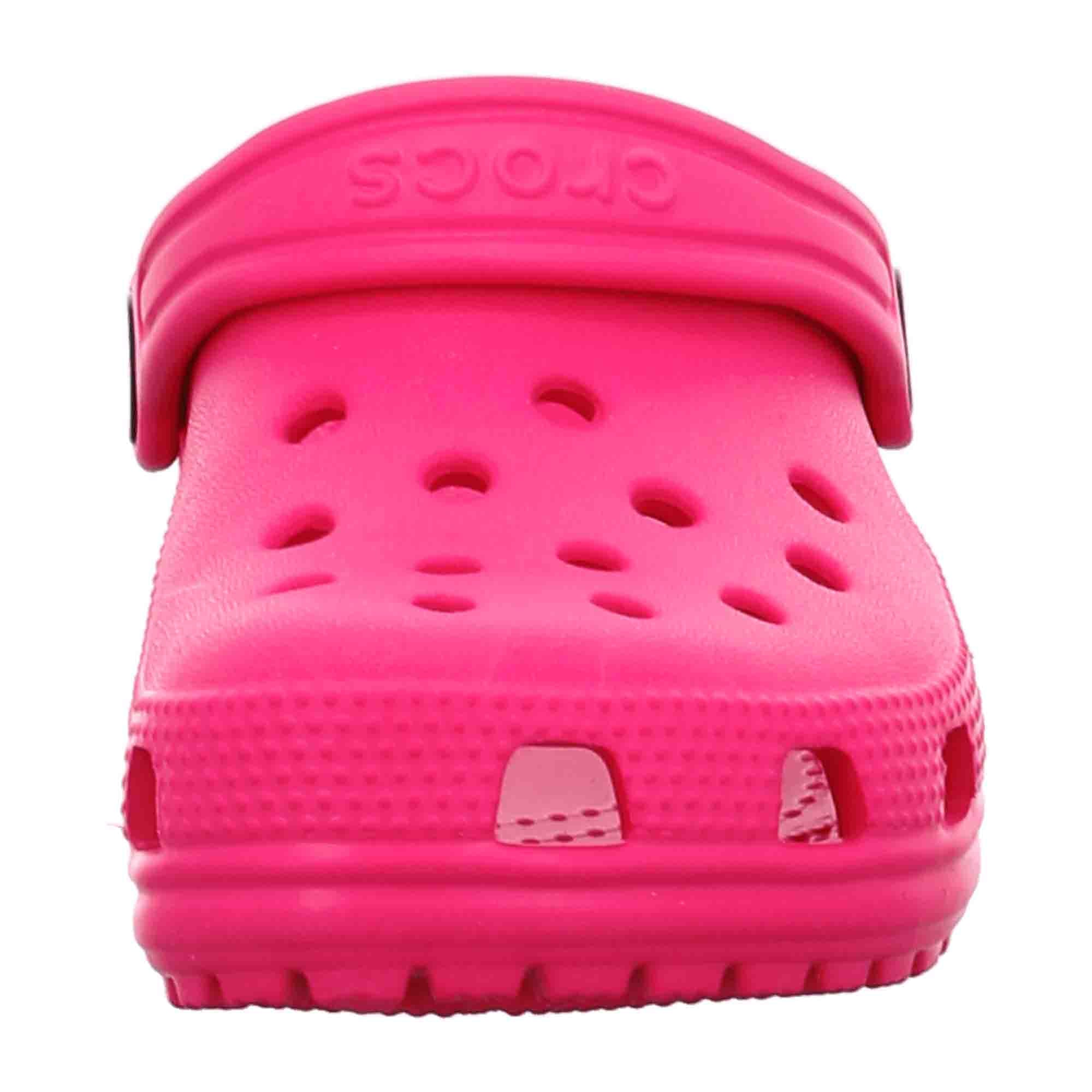 Crocs Classic Clog for Kids, Vibrant Pink - Lightweight & Comfortable