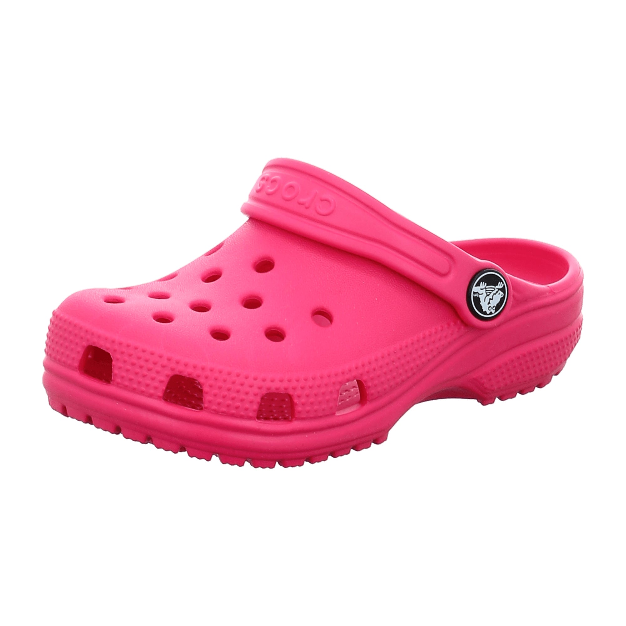 Crocs Classic Clog for Kids, Vibrant Pink - Lightweight & Comfortable