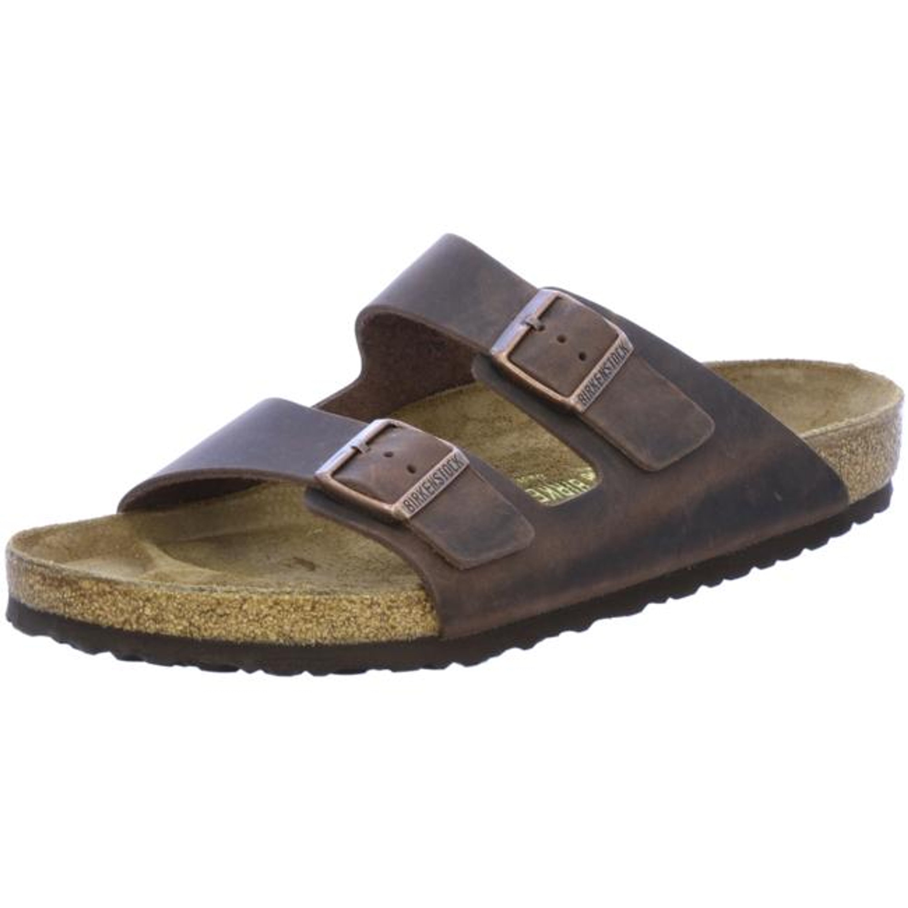 Birkenstock Arizona Slides regular habana Leather Oiled Shoes Buckle Sandals Slippers - Bartel-Shop