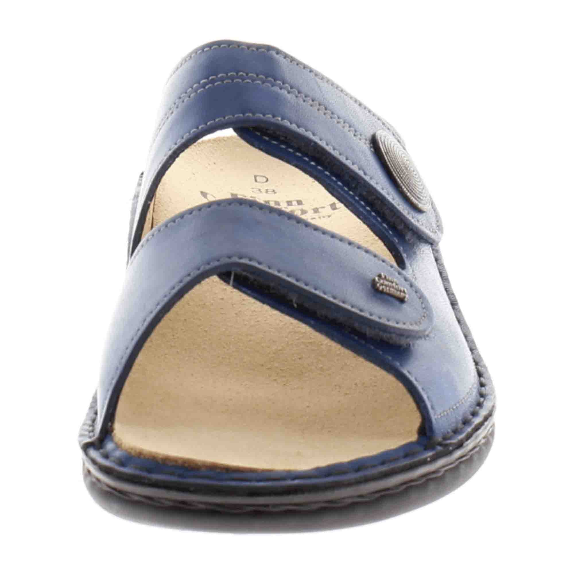 Finn Comfort Sansibar Women's Comfort Sandals - Stylish Blue