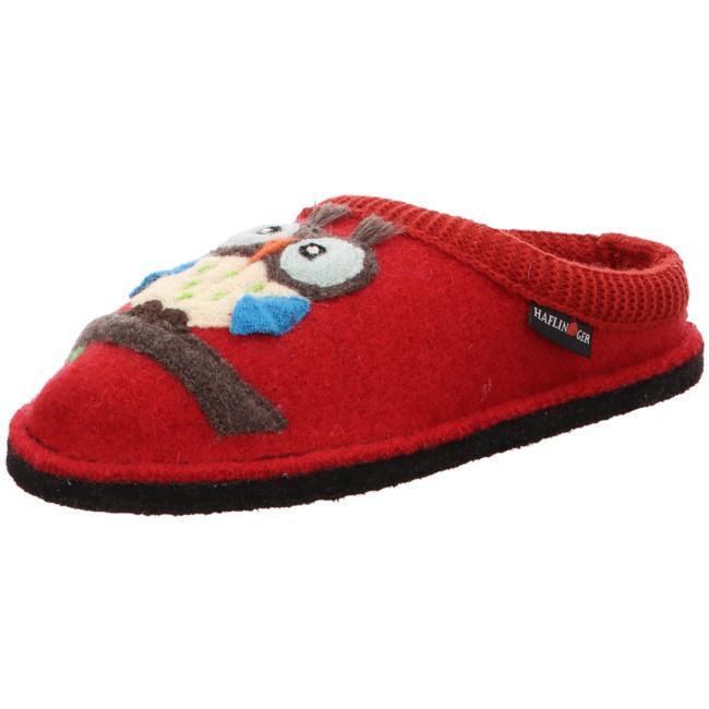 Haflinger Slippers red female Sandals Clogs - Bartel-Shop