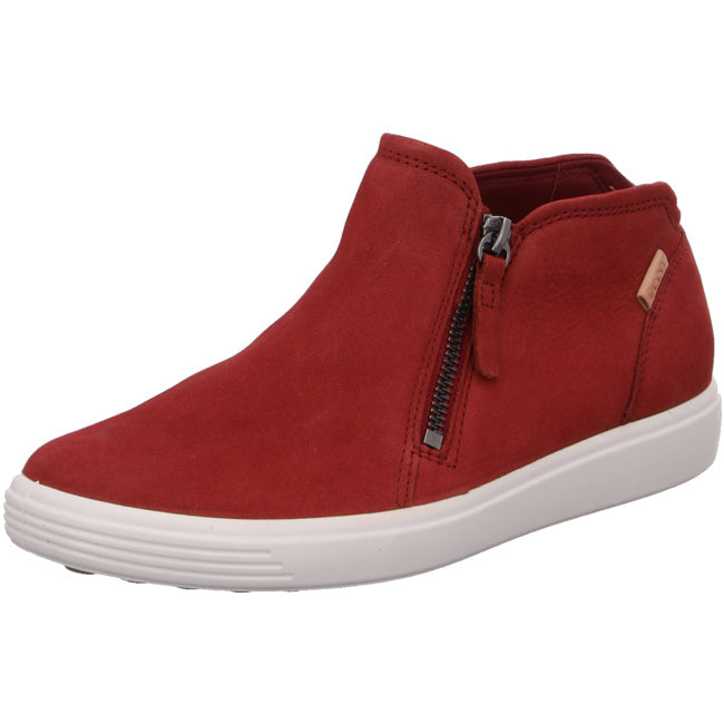 Ecco comfortable ankle boots for women red - Bartel-Shop
