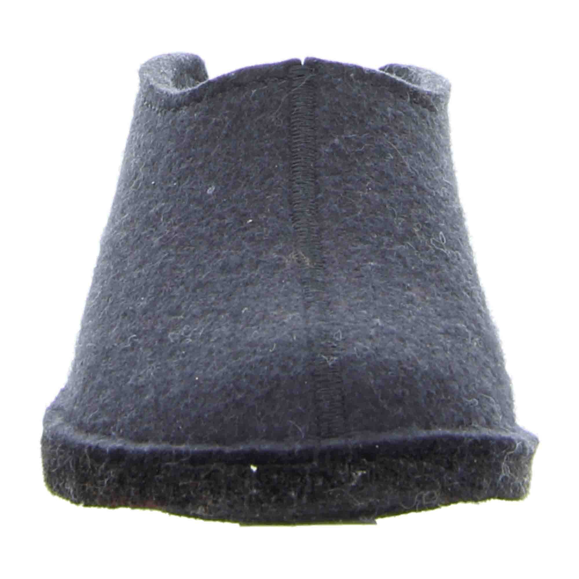 Haflinger Men's Slippers - Durable and Stylish - Grey