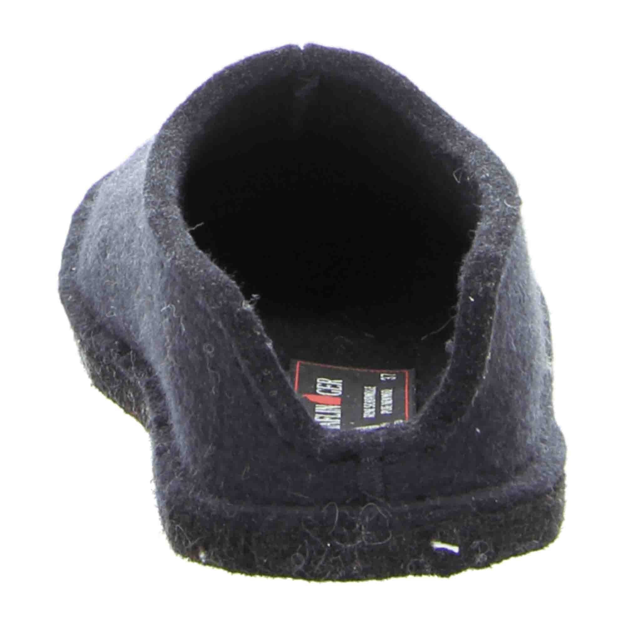 Haflinger Men's Slippers - Durable and Stylish - Grey