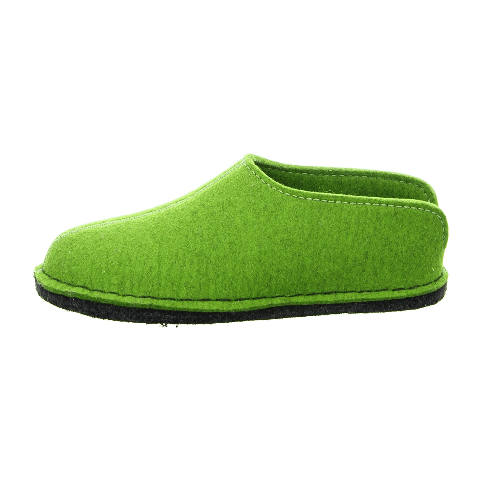 Haflinger 311013 Men's Comfort Slippers, Trendy Green