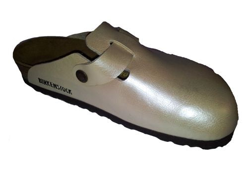 Birkenstock Clog Nashua BF graceful pearl white - Bartel-Shop
