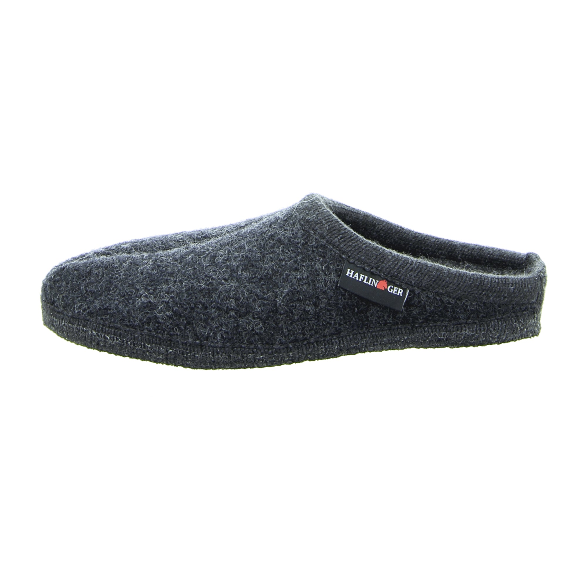 Haflinger Men's Slippers - Comfortable & Stylish Grey Wool Slippers