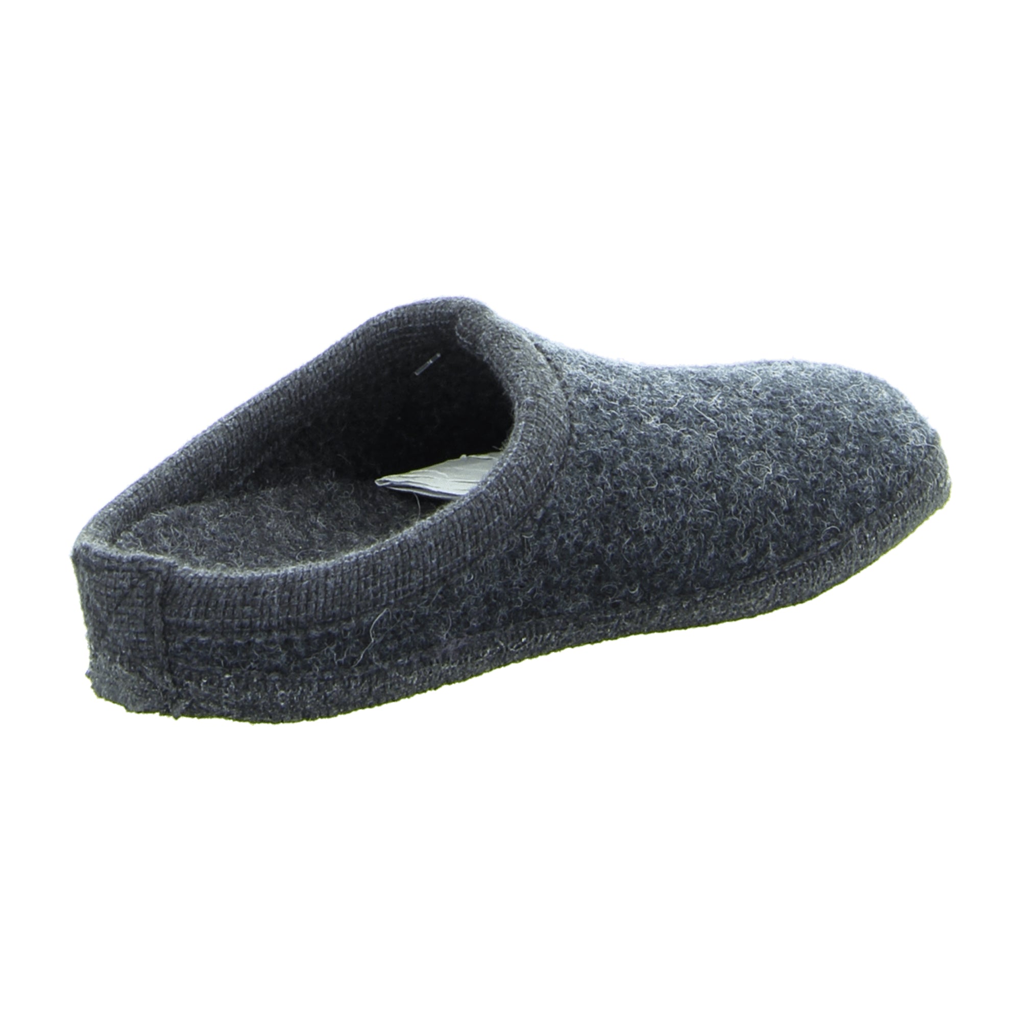 Haflinger Men's Slippers - Comfortable & Stylish Grey Wool Slippers