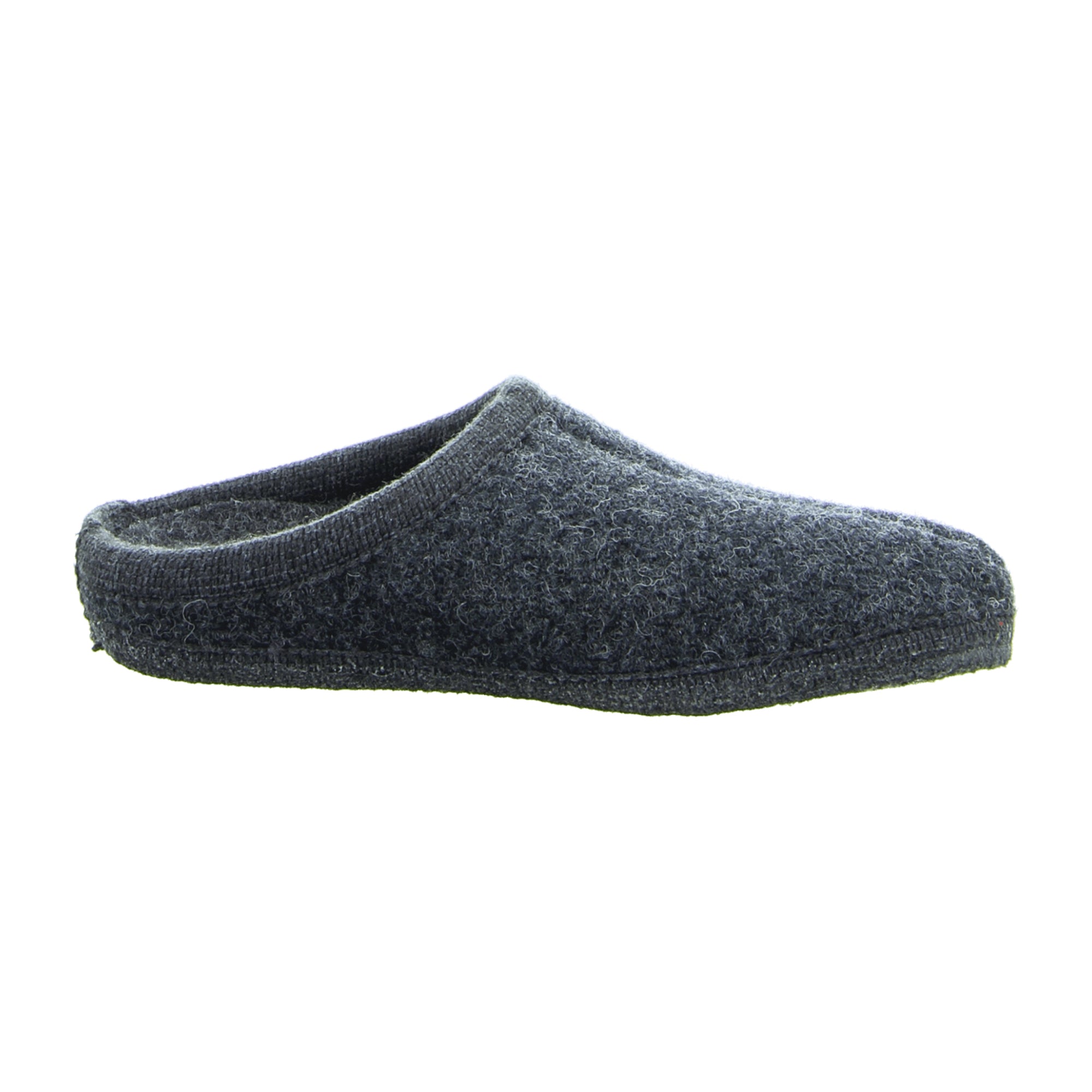 Haflinger Men's Slippers - Comfortable & Stylish Grey Wool Slippers