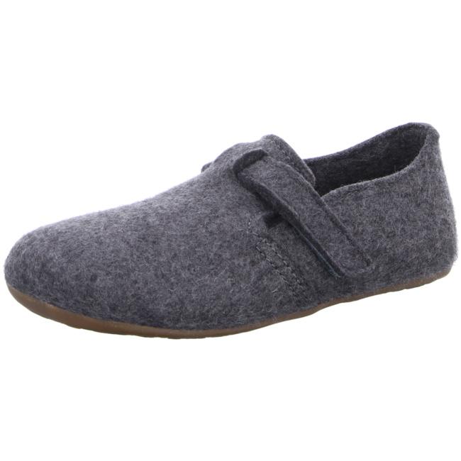 Haflinger Slippers gray male Sandals Clogs - Bartel-Shop