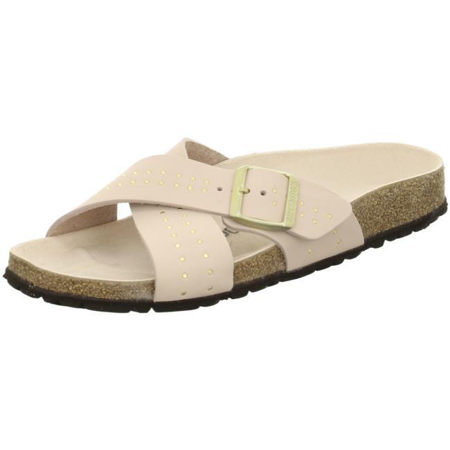Birkenstock Siena Light Rose Rivets Sandals Slides Slippers Mules Leather Buckle Narrow - Bartel-Shop