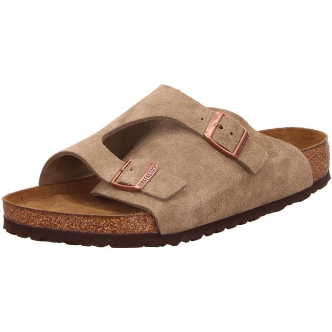 Birkenstock Zurich Zürich Taupe VL Suede Leather Sandals Clogs Mules SFB regular - Bartel-Shop