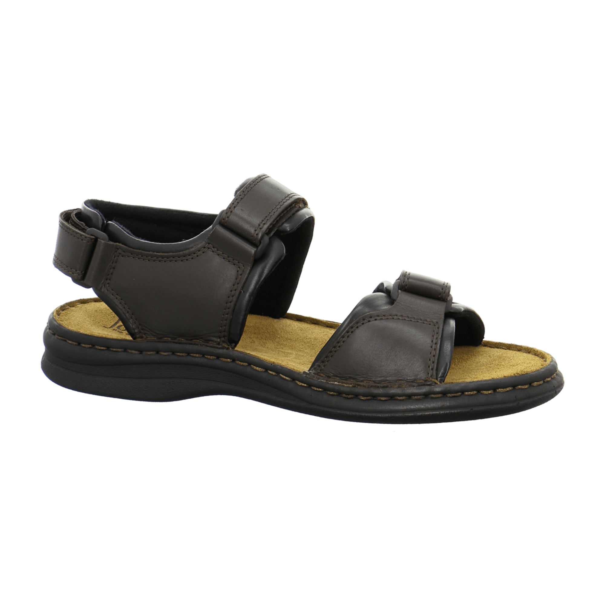Josef Seibel Men's Black Sandal Rafe
