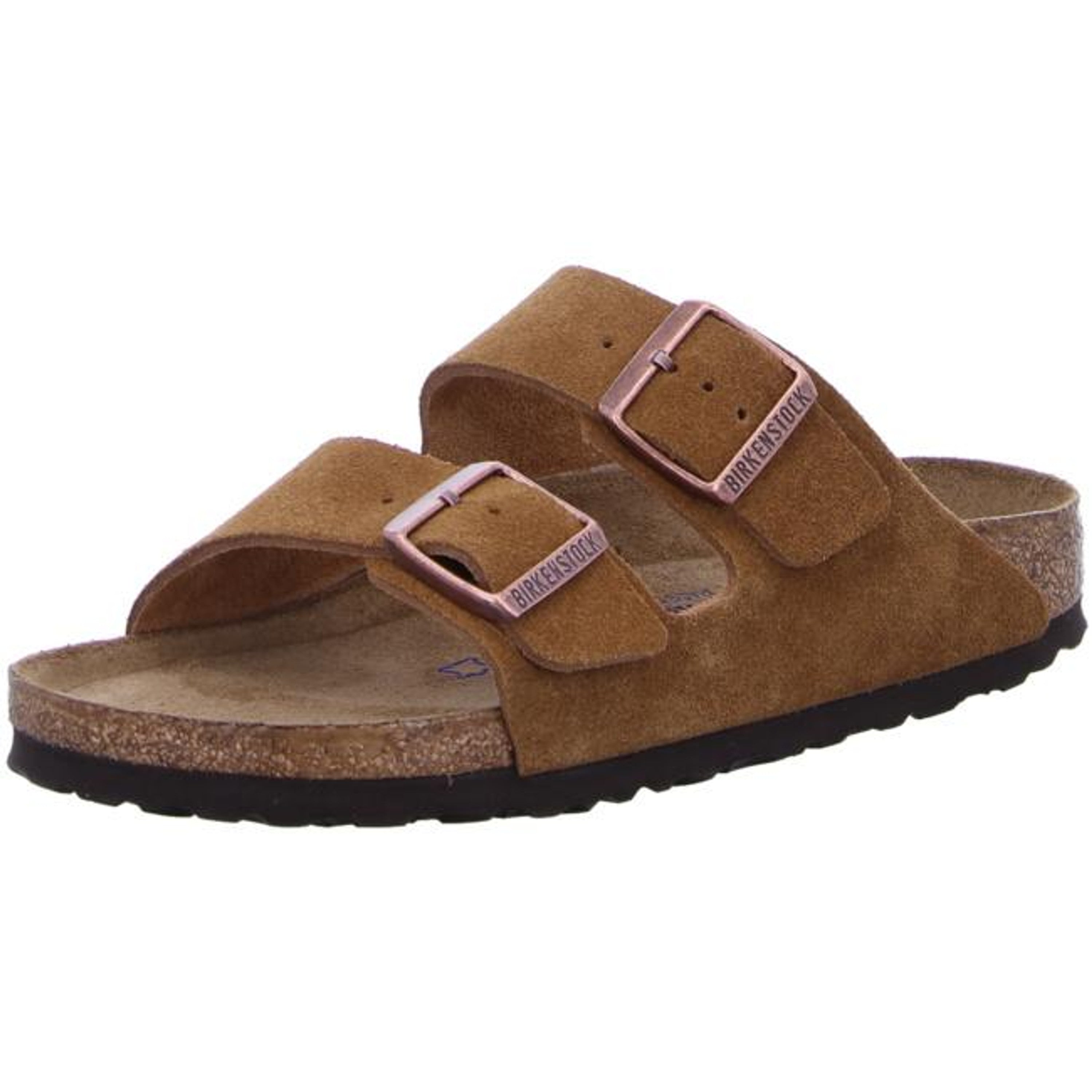 Birkenstock Arizona mules brown Suede - Bartel-Shop