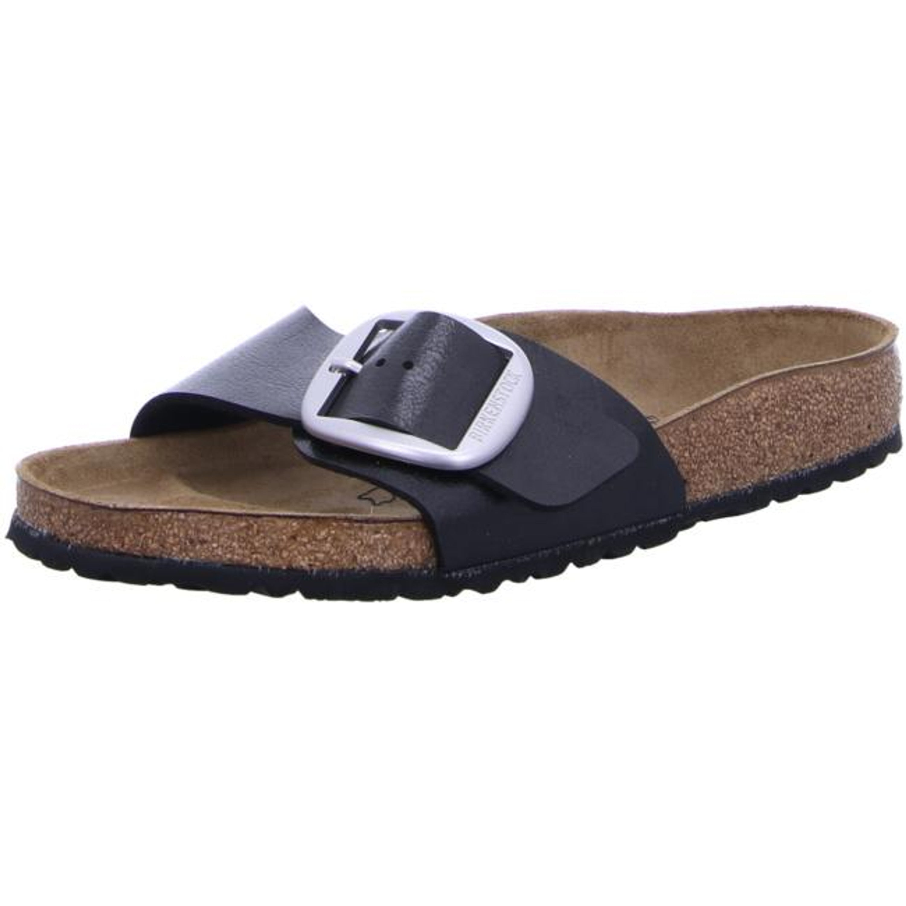 Birkenstock Madrid Big Buckle Graceful licorice black Sandals Mules Slippers regular - Bartel-Shop
