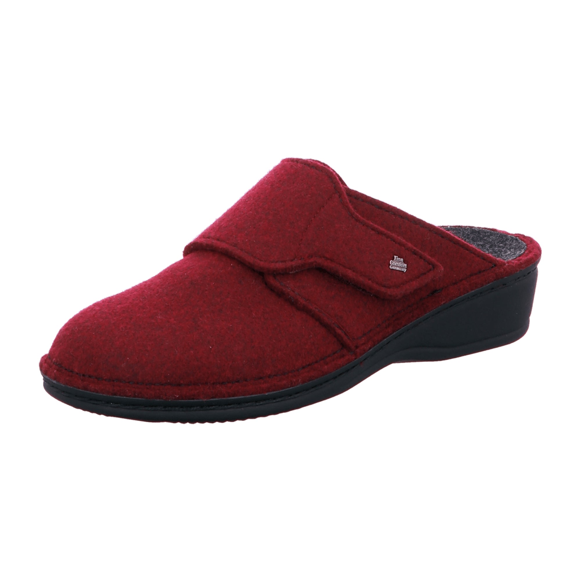 Finn Comfort Andermatt Women's Red Wool Clogs - Comfortable and Stylish Footwear
